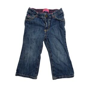 Old Navy Kids Baby Girl Boot Cut Jeans Blue Denim Size 18 24 Months